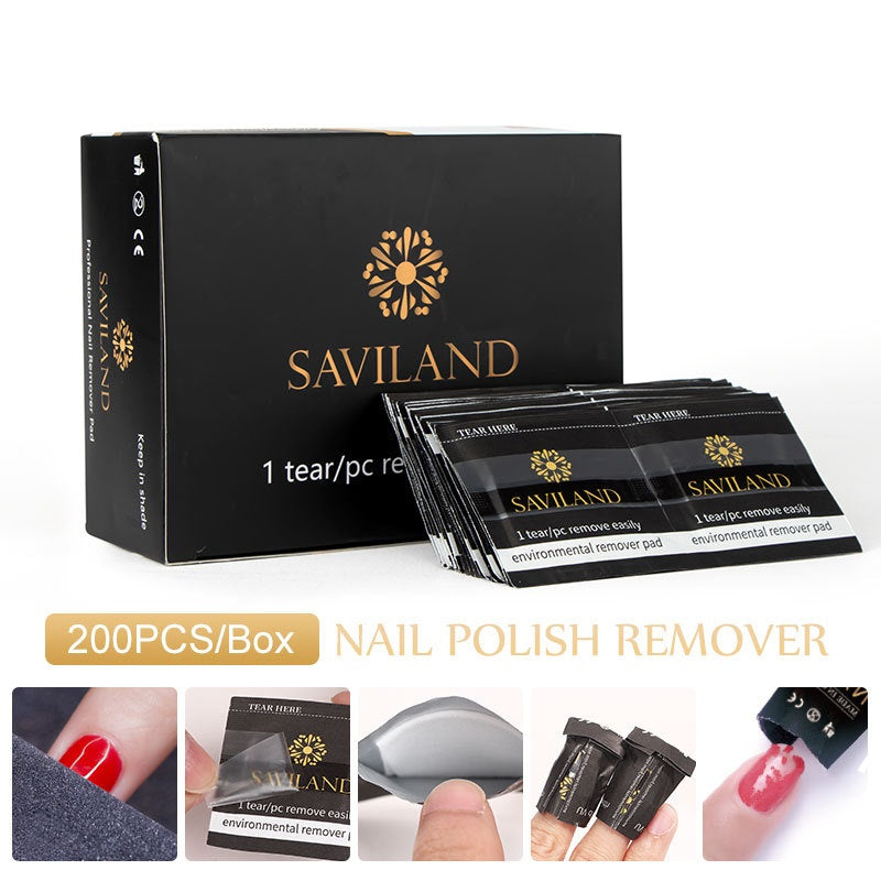 Saviland Nail Polish Remover Wraps