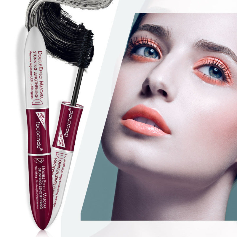 Does not fade or smudge double-headed mascara