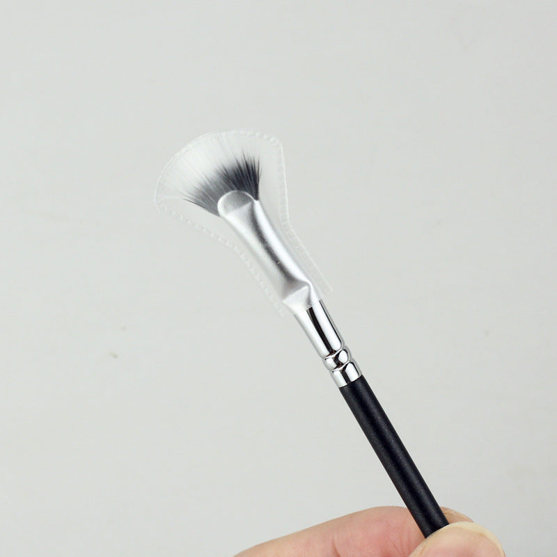 Fan-shaped Dotted Color Powder Mascara Brush