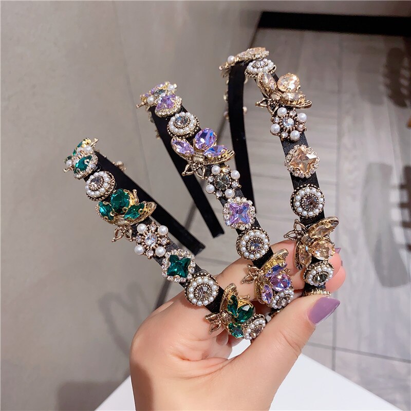 Shiny rhinestone bee headband