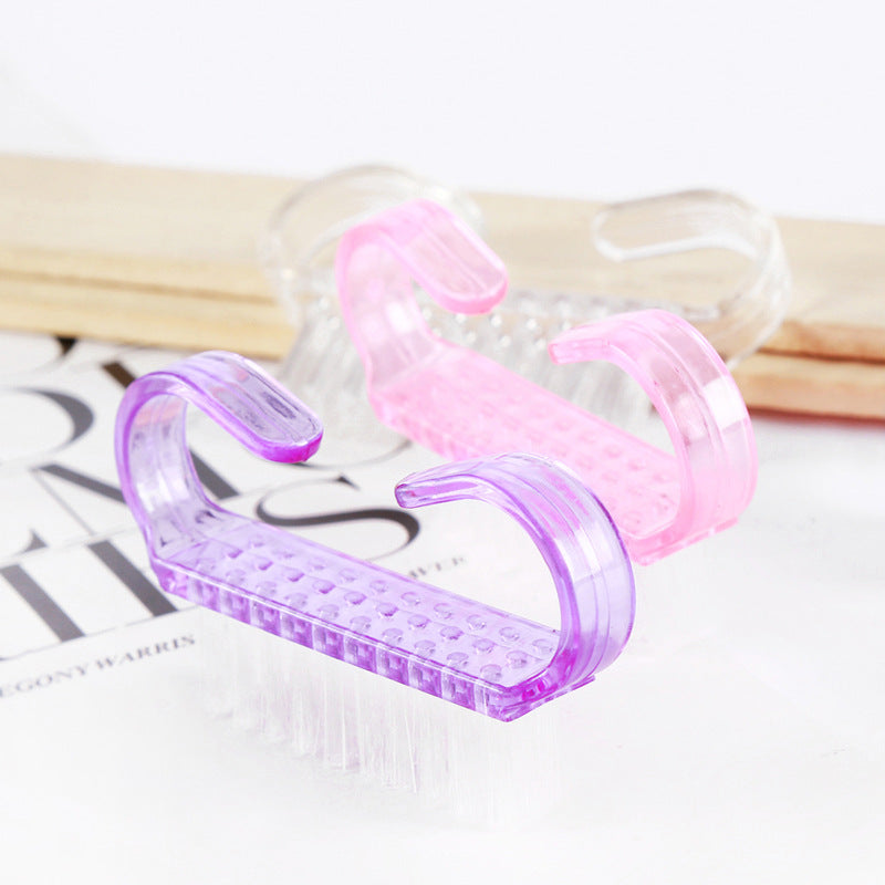 10 Pieces Nail Cleaning Clean Brush Hot sales Tool File Manicure Pedicure Soft Remove Dust Small Angle Clear Tools Sets