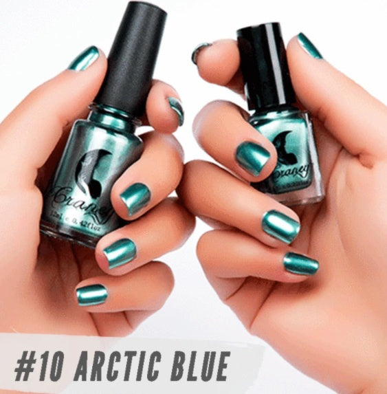 Graney New metallic color, stainless steel color, mirror silver nail polish