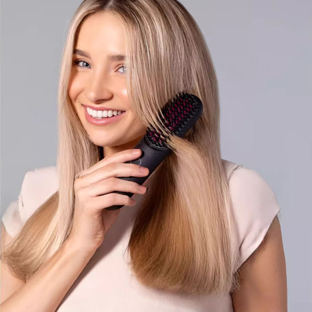 Lite Wireless Straight Comb Anion Portable Fluffy Anti-scald Straight