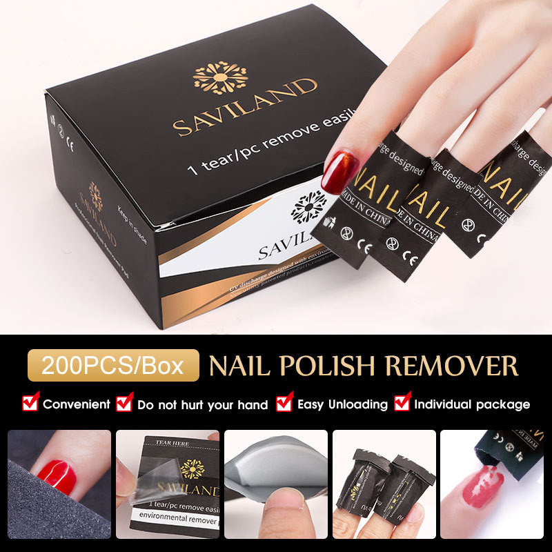 Saviland Nail Polish Remover Wraps