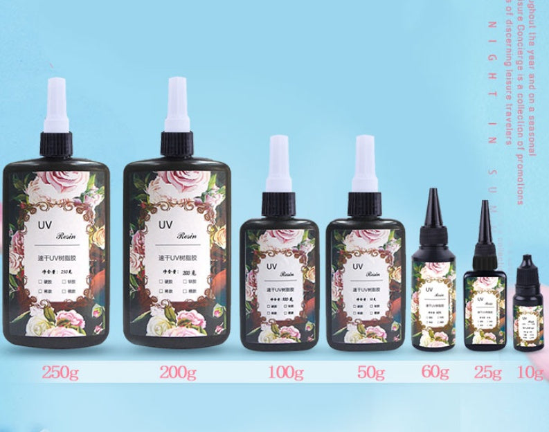 UV Resin Manual UV adhesive set UV drop resin diy Danny
