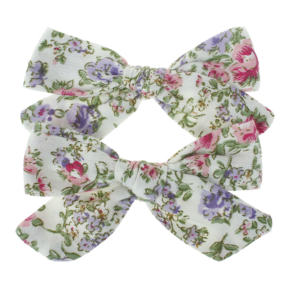 Children's hairpin flowers