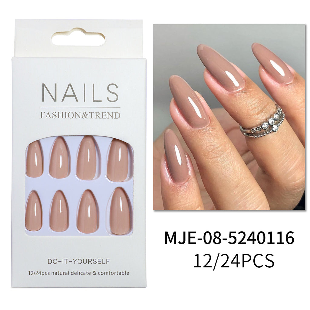 Nail Tips For Summersweet Medium-length Press-on Nails 24 Pieces