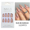Nail Tips For Summersweet Medium-length Press-on Nails 24 Pieces