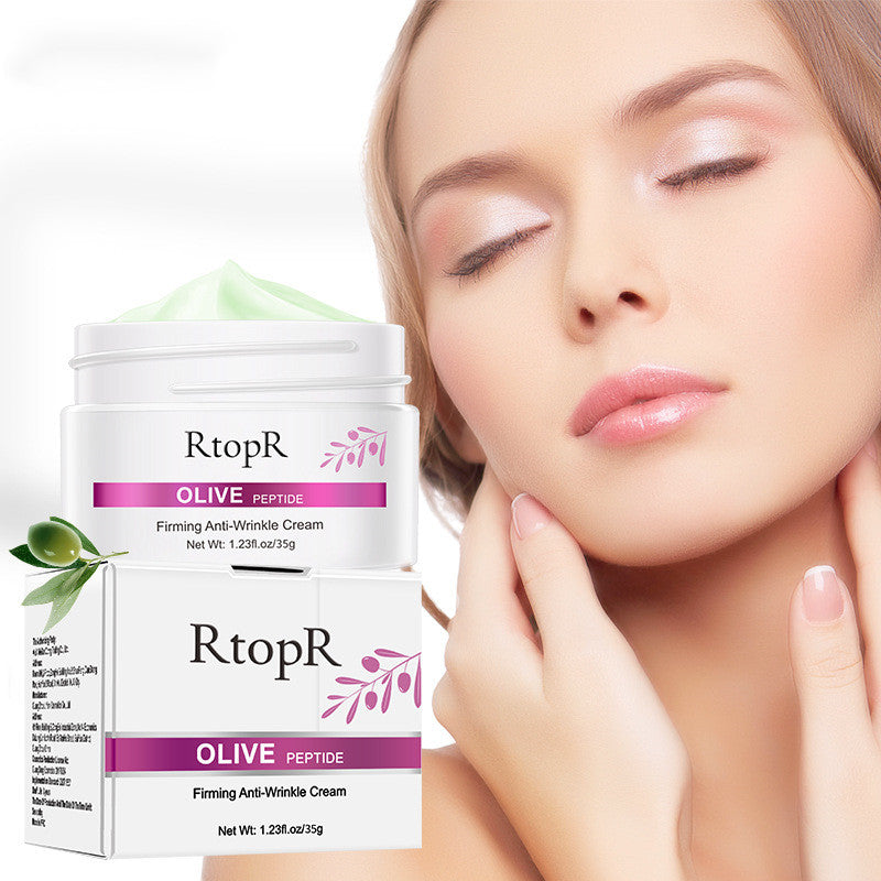 Olive peptide cream