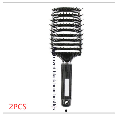 Big Curved Comb Bristle Massage Comb Eight Claws