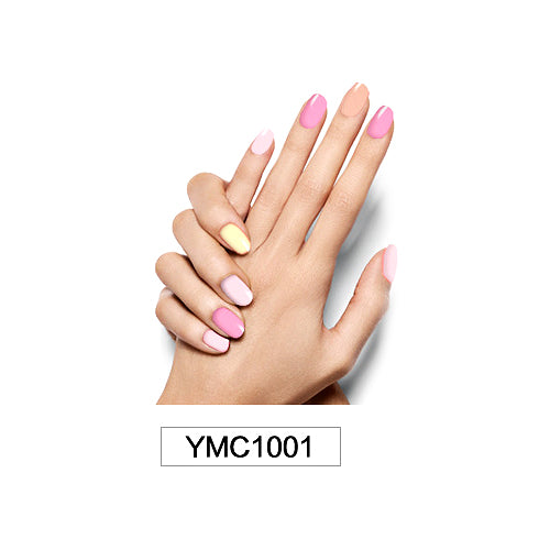 Pure color nail stickers