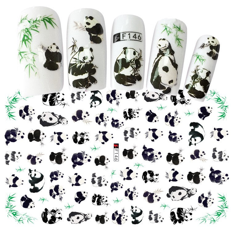 Adhesive nail decals