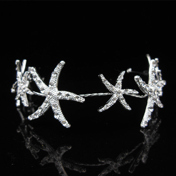 Rhinestone Starfish Headband