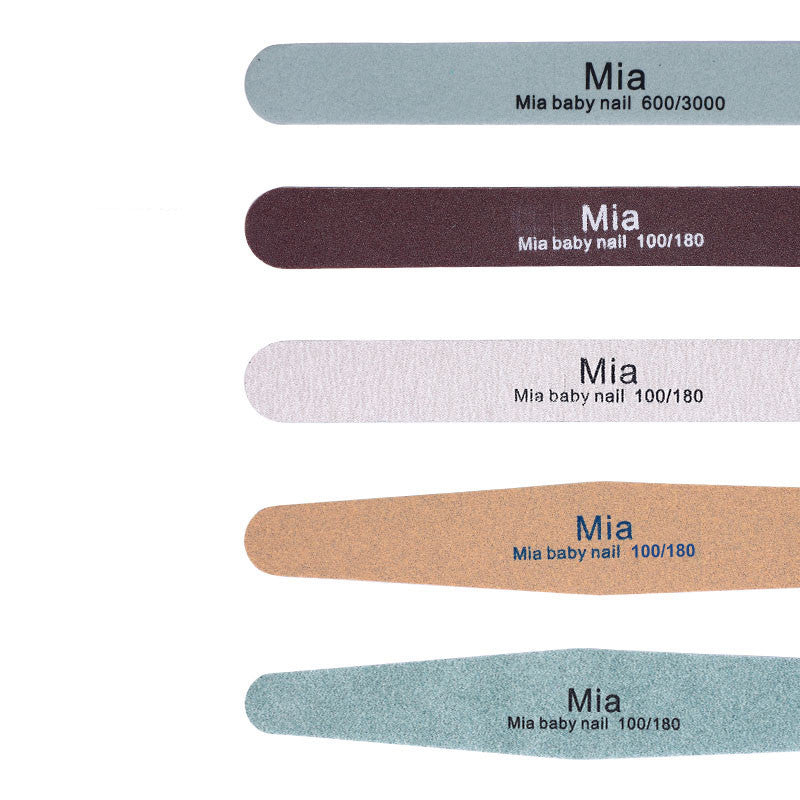 Mia Nail Polishing Strips, Frosted Polishing Strips, Manicure Tools, Double-sided Nail Files