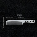 Fine-toothed ultra-thin steel comb for barber shop