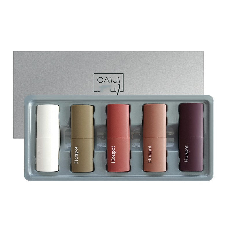 Mousse velvet waterproof non-stick cup matte lipstick