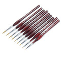 Watercolor painting stroke pointed nail pen