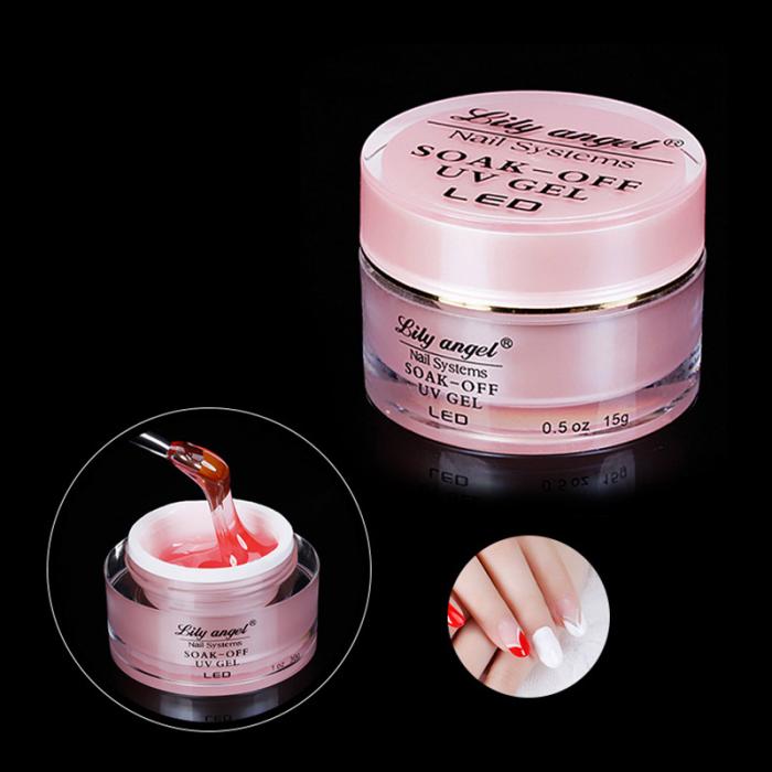 Bily Angel Transparent color extension gel quick and long lasting nail polish gel