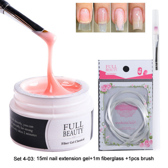 Full Beauty Nail Extension Kit Rapid Phototherapy Extension