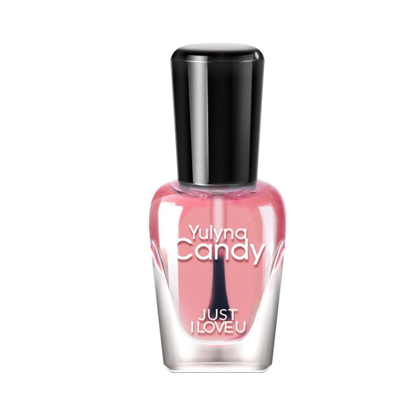 Yulyna Candy Transparent Waterproof Nail Polish Female Armor Nourishment-oil