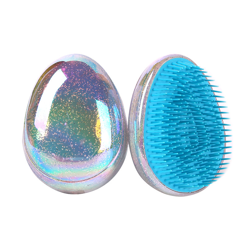 Egg hair combing straight hair comb