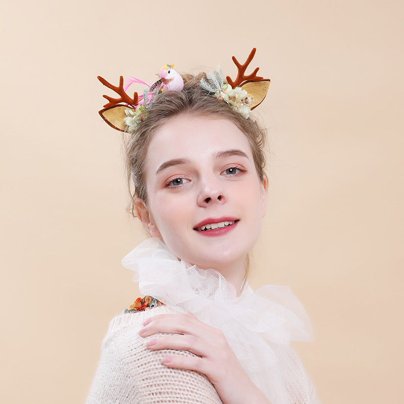New Christmas Children's Headband Elk Headdress