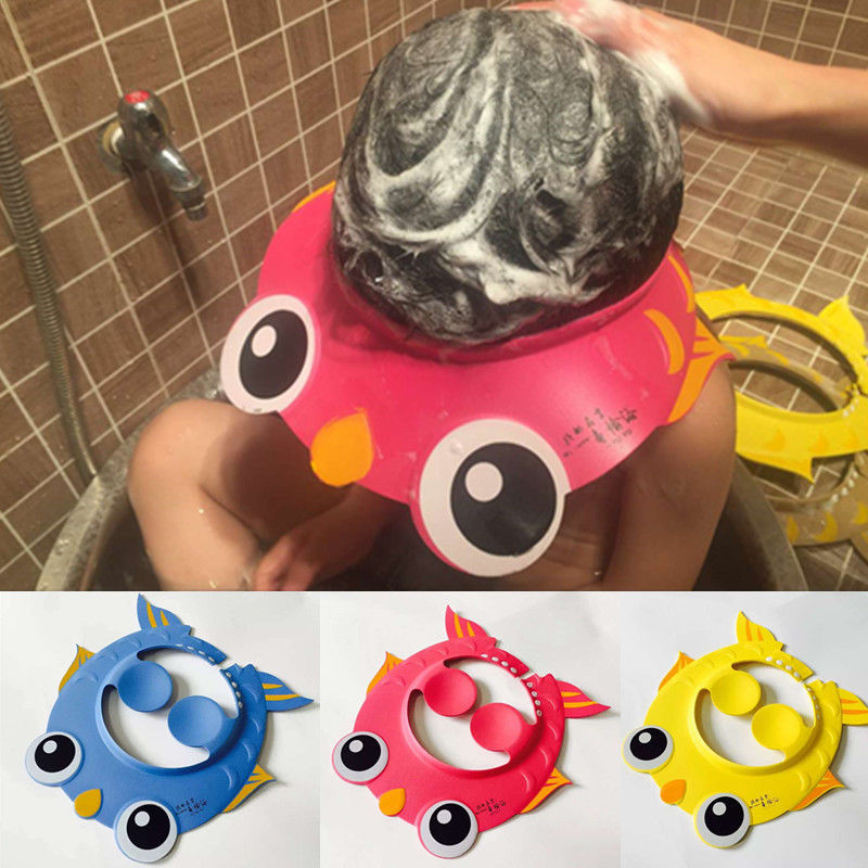 Children's shampoo cap