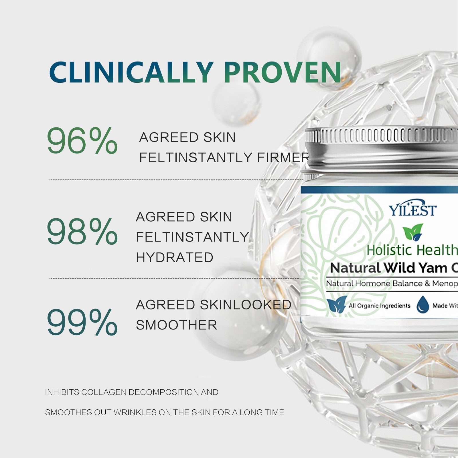 Hormone Moisturizing Chinese Yam Face Cream