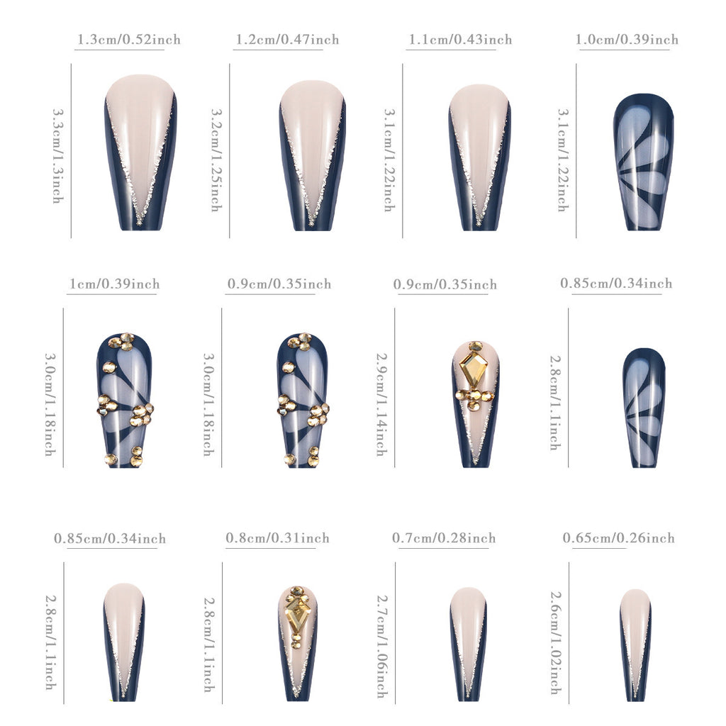 Creative And Versatile Shining Big Bow Wearing Nail Art