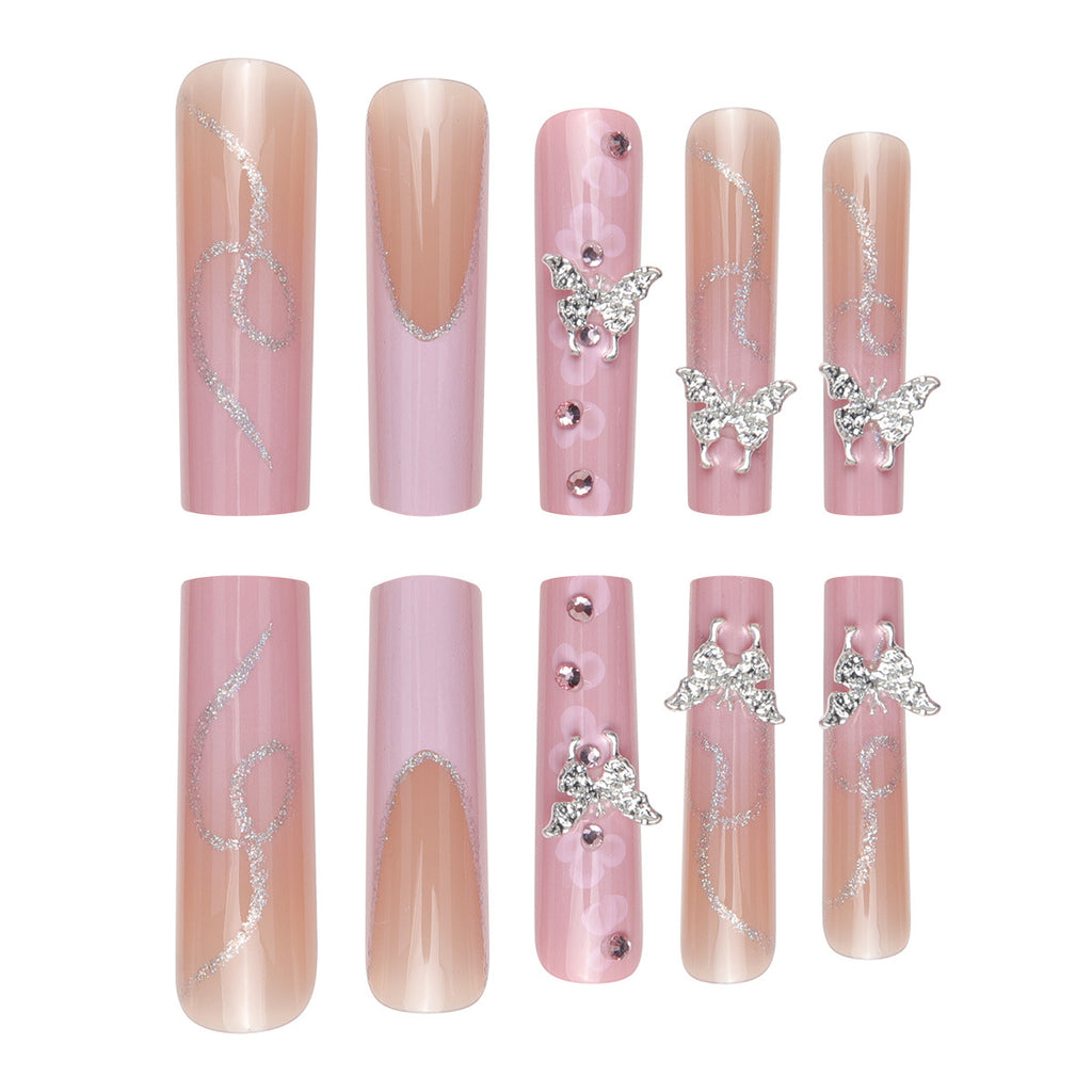 Flower Diamond In The Debris Nail Sticker