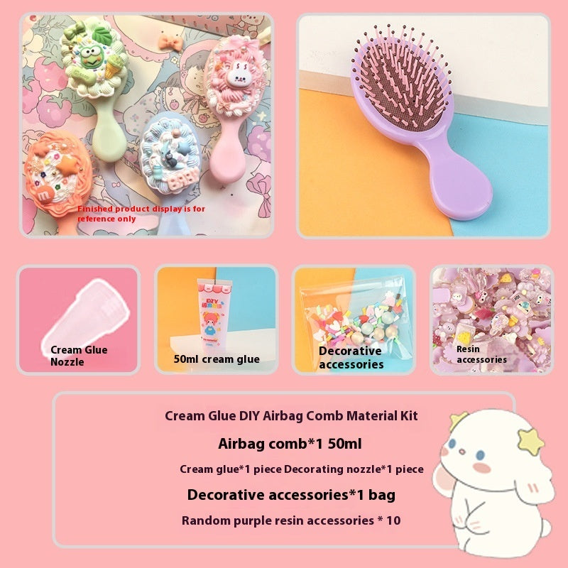 Cream Glue Comb Diy Material Package