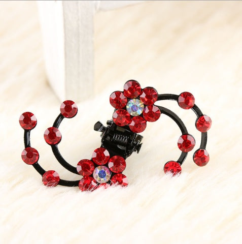 Children's Hairpin Plum Belt With Small Drill Claws