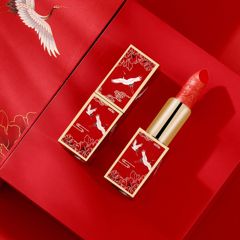 Chinese style carved lipstick