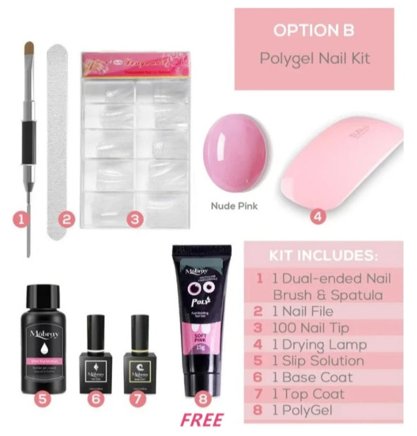 Mobray Nail extension glue 15ml non-paper support crystal fast nail extension gel UV phototherapy glue