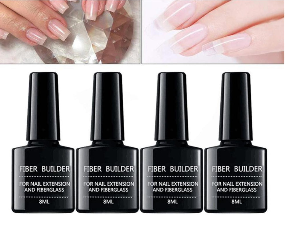Fiber Builder Nail extension fiberglass fiberglass+Fiber Builder Gel