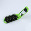 Portable folding comb with mirror