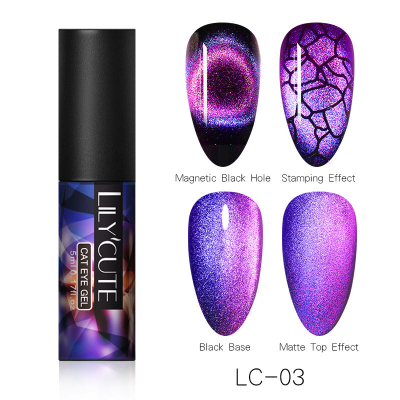 Lilycute Magic Wide Cat Eye Nail Polish