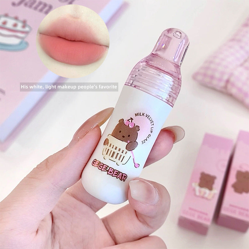 Cute Plain Face Lasting Moisturizing Waterproof Colorfast Lip Lacquer