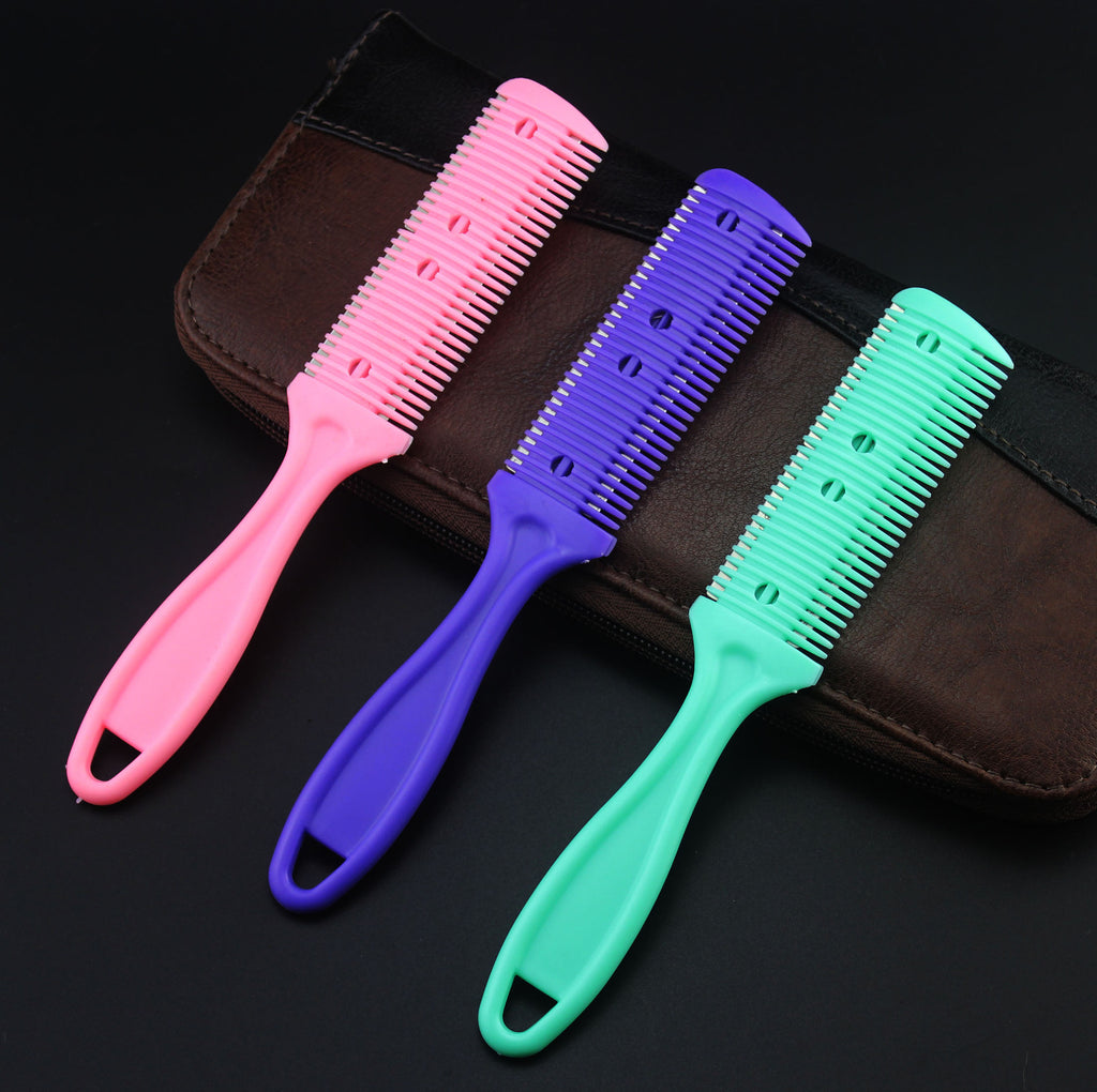 Double-sided Hair Cutting Comb + stainless steel double-sided blade