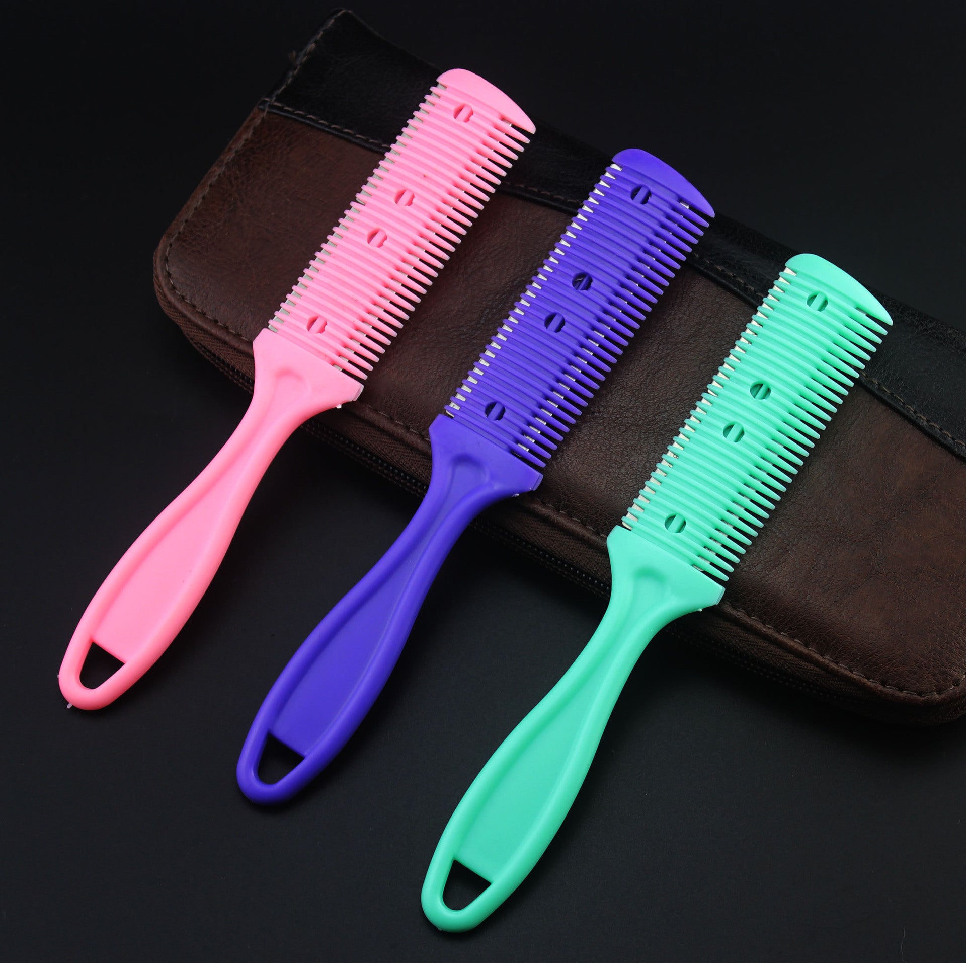 Double-sided Hair Cutting Comb + stainless steel double-sided blade