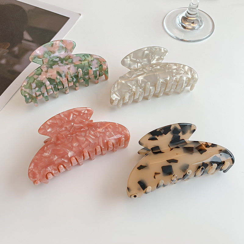 Acetic Acid High-end Leopard Print Hair Clip