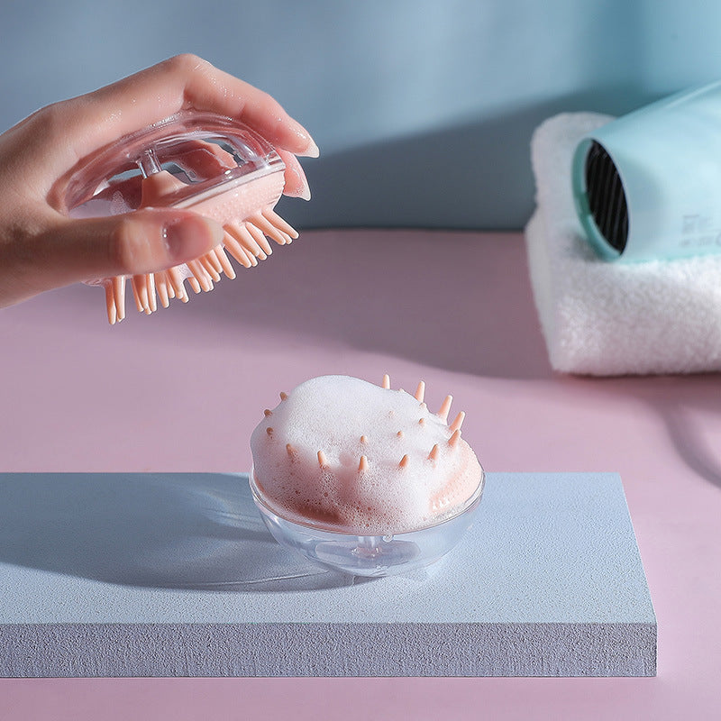 Wet And Dry Do Not Hurt Hair Silicone Shampoo Brush