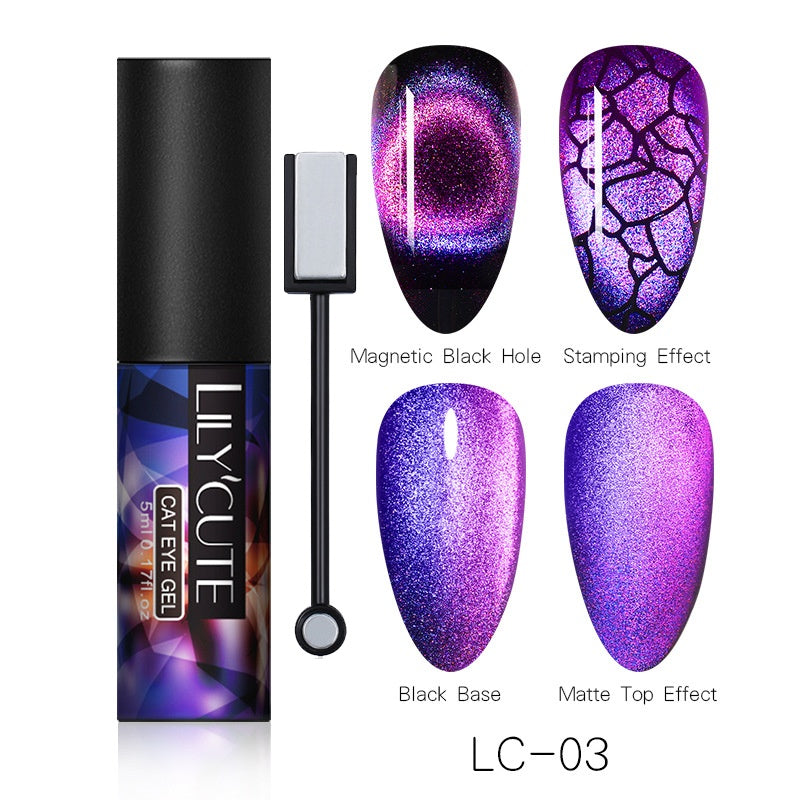 Lilycute Magic Wide Cat Eye Nail Polish