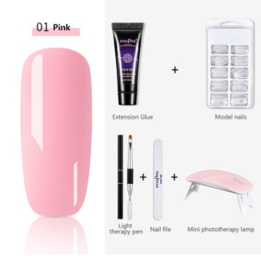 PinPai Nail Extension Gel Crystal Nail Free Paper Holder
