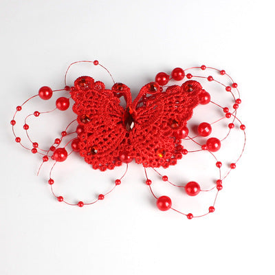 Wedding Bride Rhinestone Cartoon Crown Flower Headdress