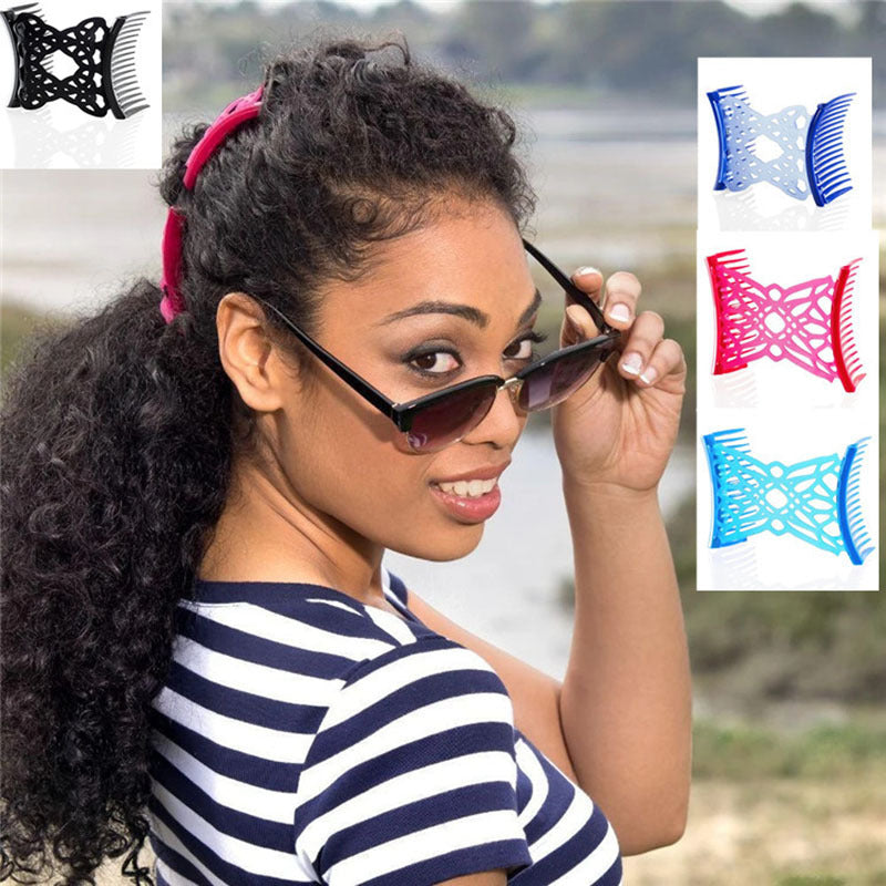 Hairdressing Comb Butterfly Stretch Magic Variety Hairpin