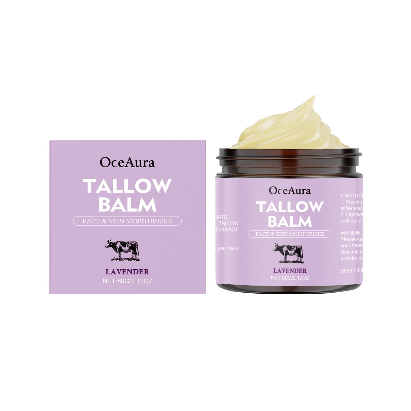 Lavender Cow Fat Moisturizing Cream
