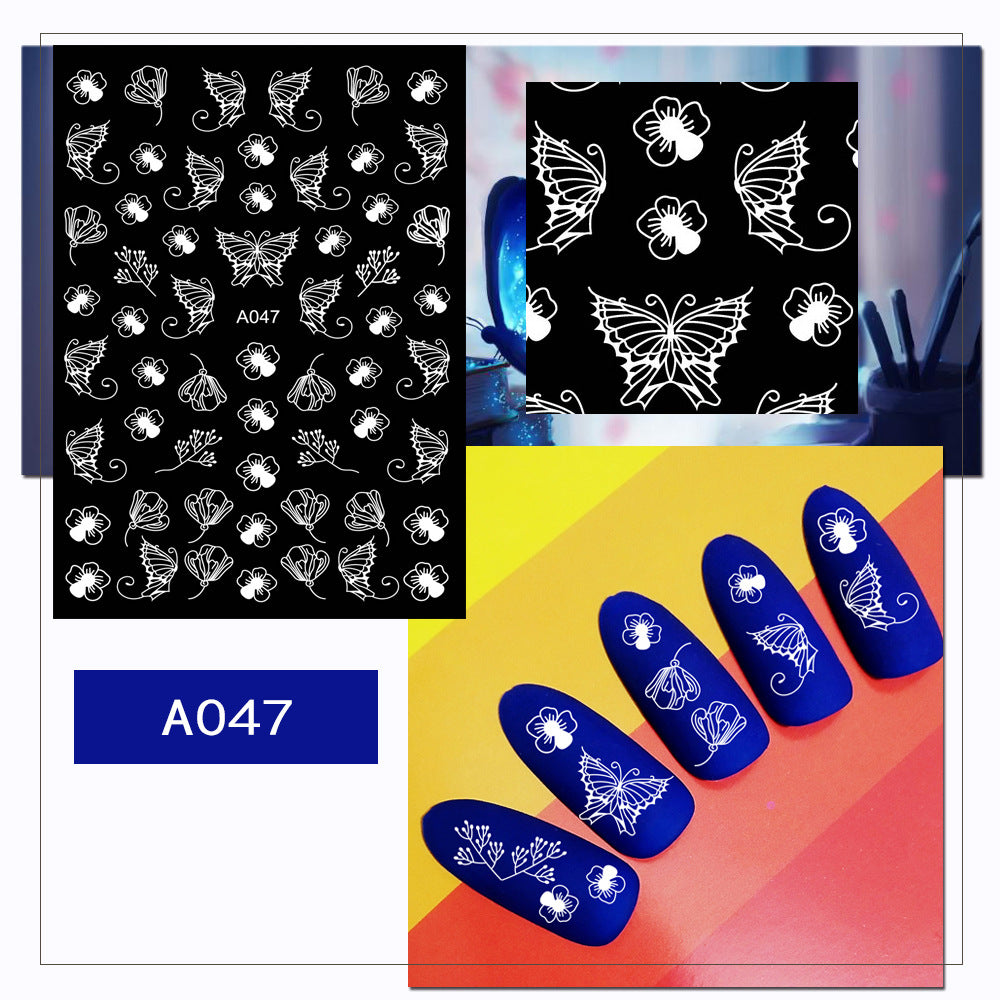 Christmas Nail Sticker With Adhesive
