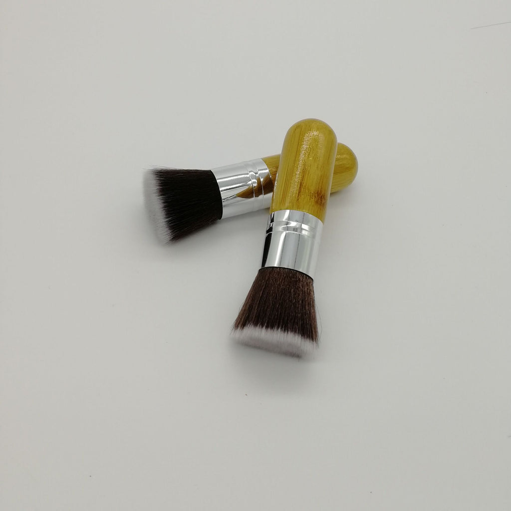 Single Blush Nylon Hair Beauty Tool Bamboo Makeup Brush