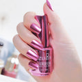 SZLIAN Mirror silver nail polish metal color stainless steel